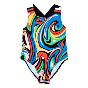 Stella McCartney Kids Colorful Swirl One Piece